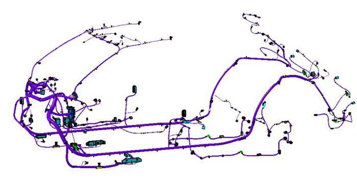汽车线束三维设计要点