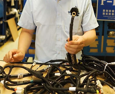 线束加工细节图